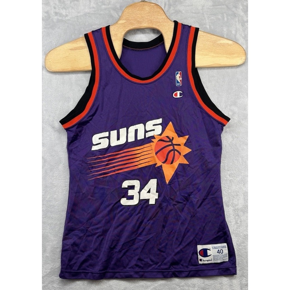 Vintage Champion Phoenix Suns Charles Barkley #34 Jersey Made In USA Size 40